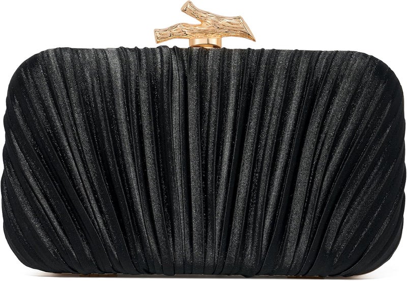 CHUNLI Clutch Purses for Women Evening/Wedding Chic Woven Bag Formal PU Leather Purse Designer Handbags for Women - Image 1